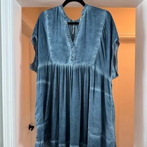 Free People Blue Tunic
